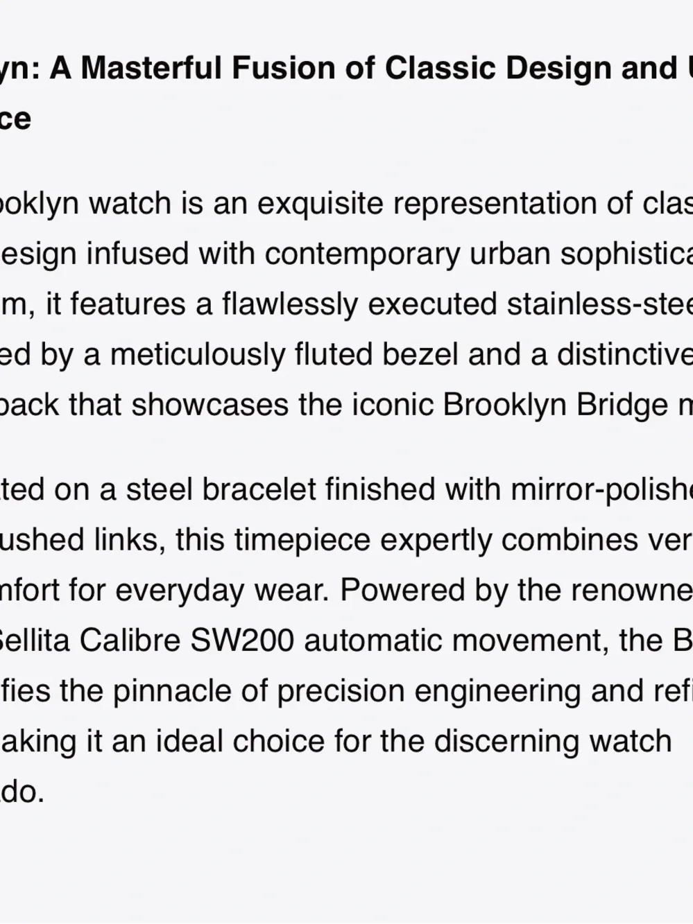 Automatic Men's Watch in Blue Dial